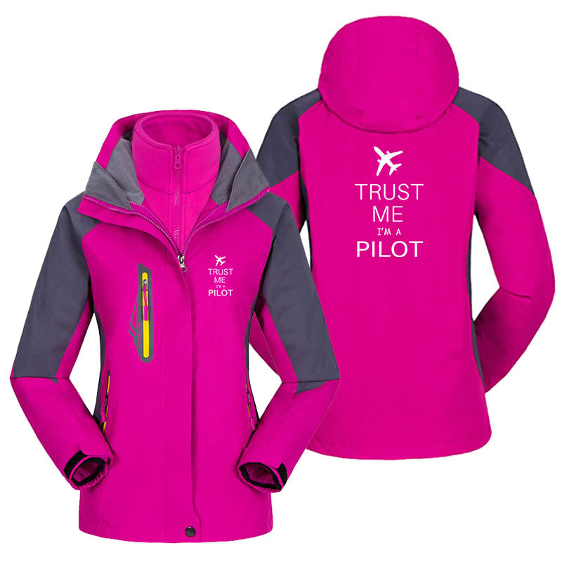 Trust Me I'm a Pilot 2 Designed Thick "WOMEN" Skiing Jackets