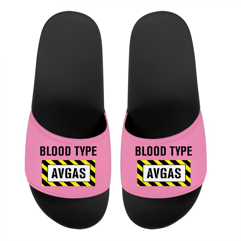 Blood Type AVGAS Designed Sport Slippers