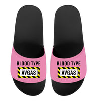Thumbnail for Blood Type AVGAS Designed Sport Slippers