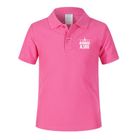 Thumbnail for Airbus A380 & Plane Designed Children Polo T-Shirts