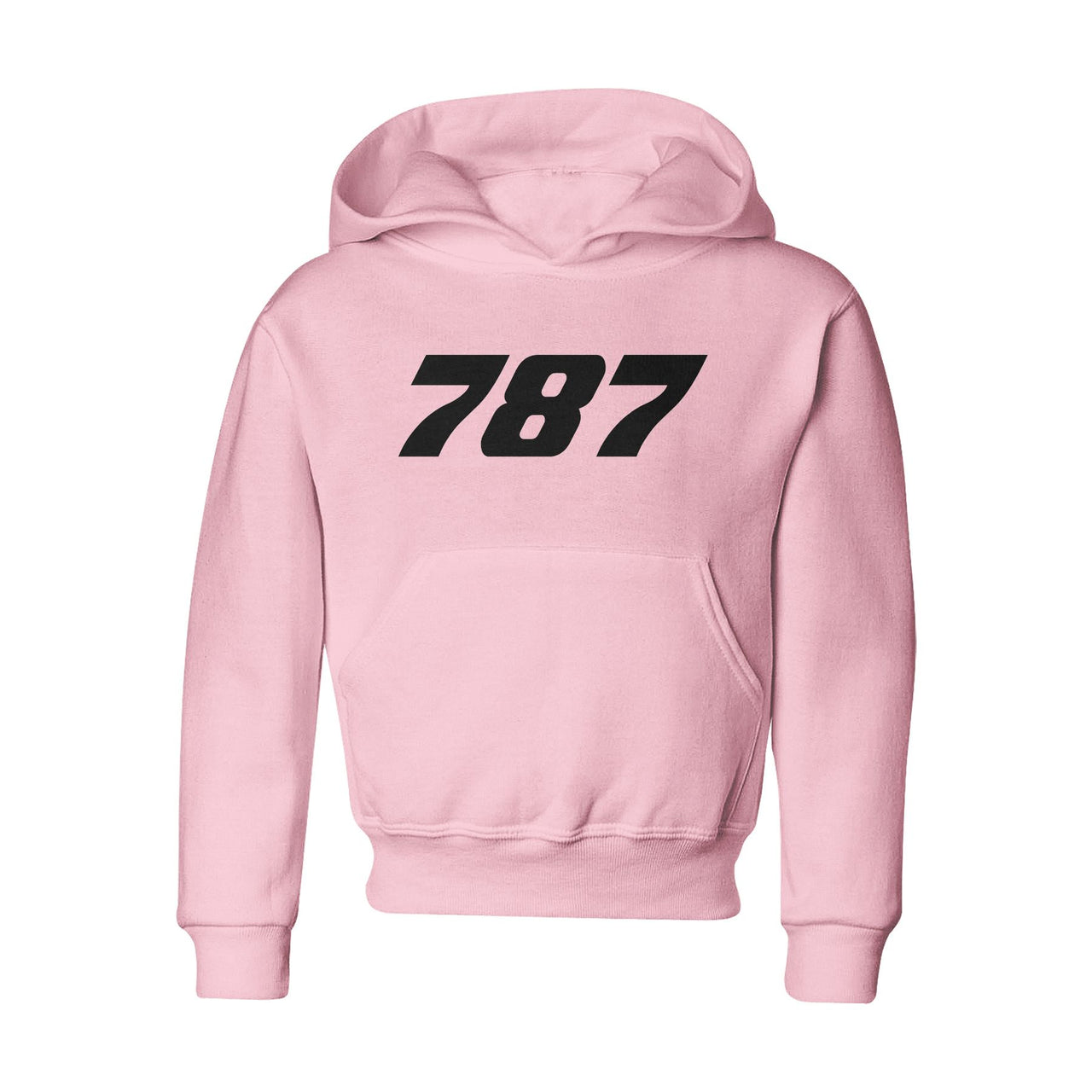 787 Flat Text Designed "CHILDREN" Hoodies