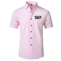 Thumbnail for Boeing 787 & Text Designed Short Sleeve Shirts