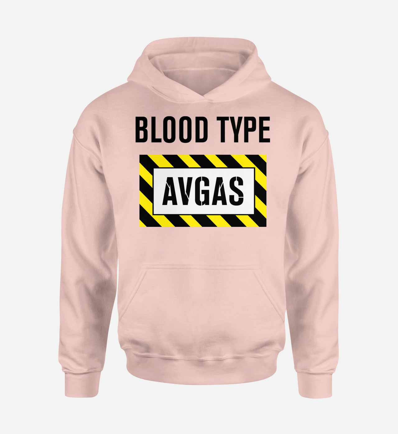 Blood Type AVGAS Designed Hoodies