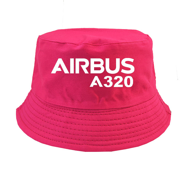 Airbus A320 & Text Designed Summer & Stylish Hats
