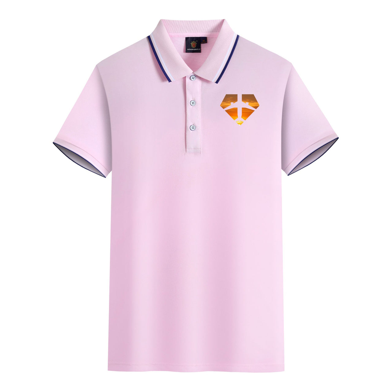 Supermen of The Skies (Sunset) Designed Stylish Polo T-Shirts