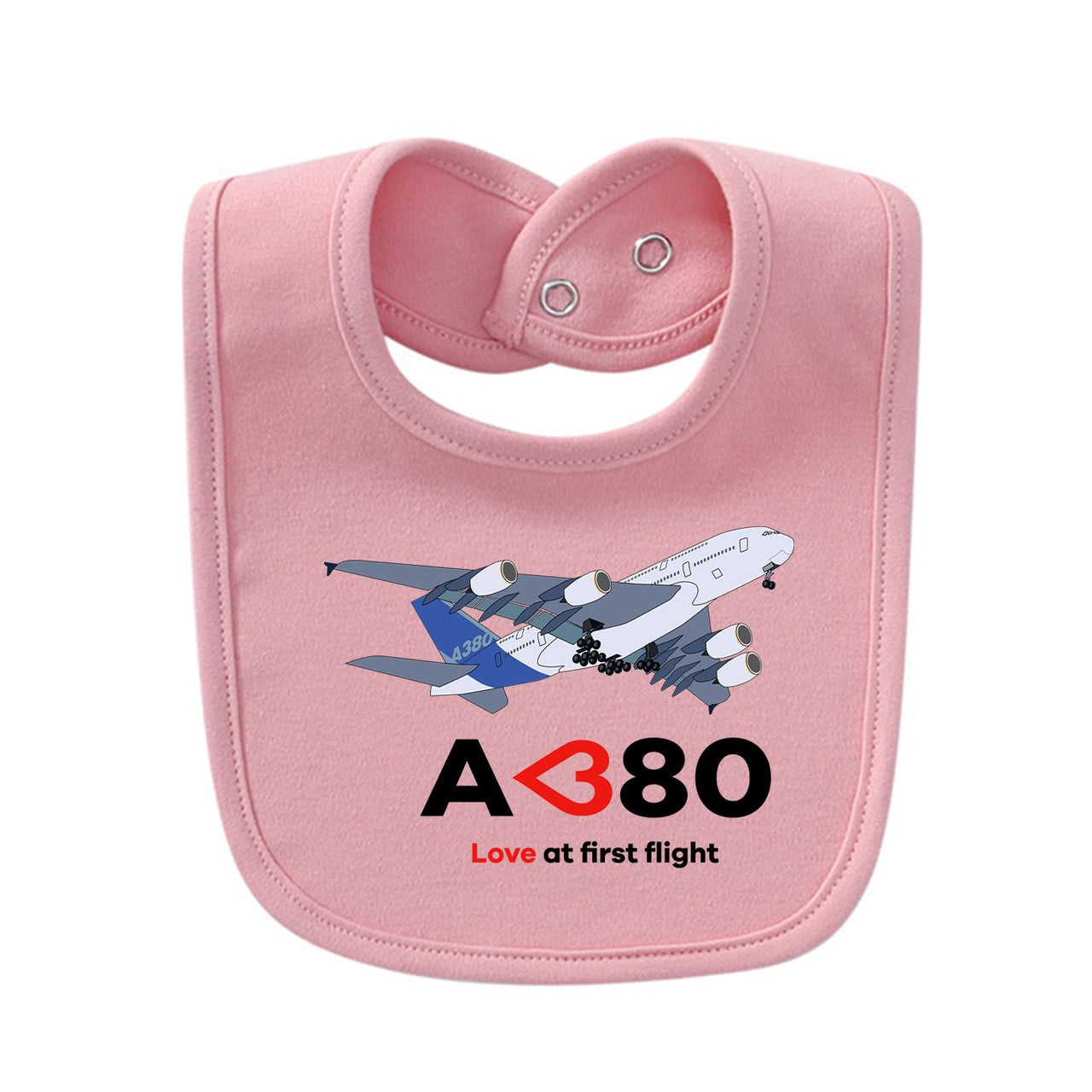 Airbus A380 Love at first flight Designed Baby Saliva & Feeding Towels
