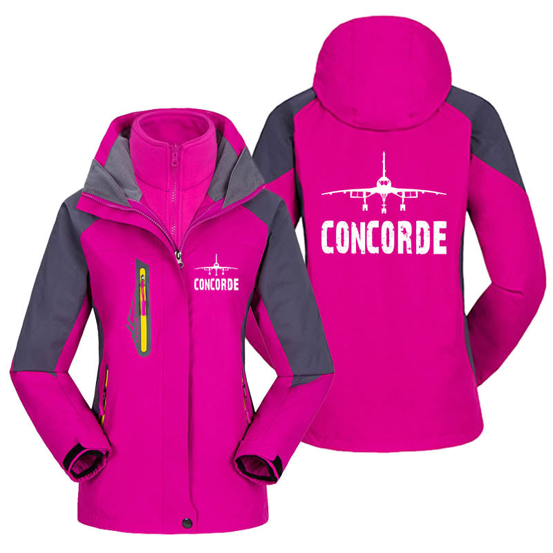 Concorde & Plane Designed Thick "WOMEN" Skiing Jackets