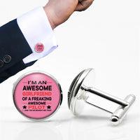 Thumbnail for I am an Awesome Girlfriend Designed Cuff Links