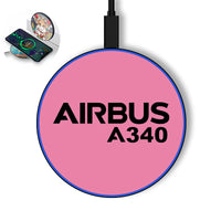 Thumbnail for Airbus A340 & Text Designed Wireless Chargers