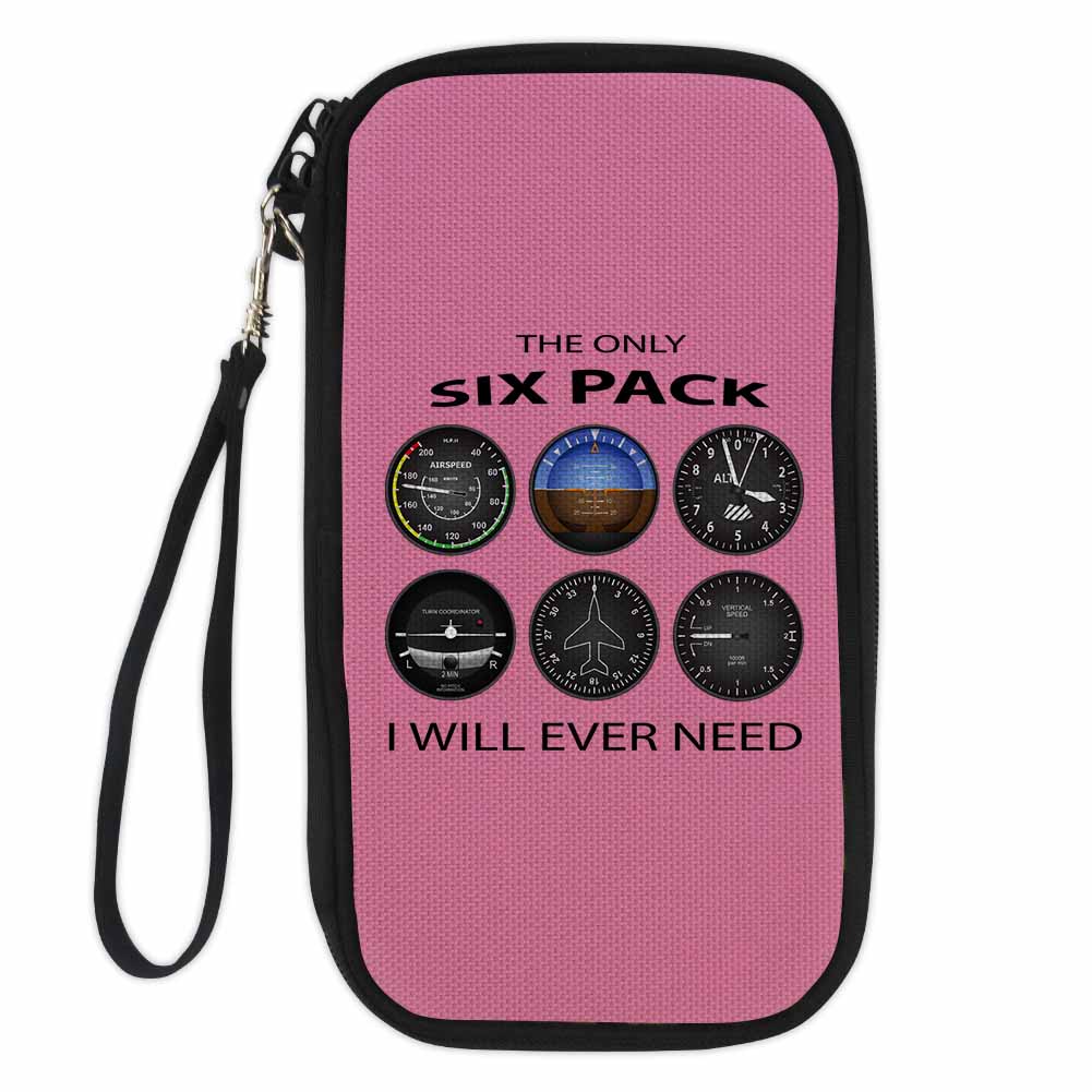 The Only Six Pack I Will Ever Need Designed Travel Cases & Wallets