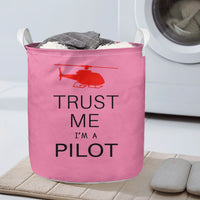 Thumbnail for Trust Me I'm a Pilot (Helicopter) Designed Laundry Baskets