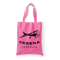 Thumbnail for Cessna Aeroclub Designed Tote Bags