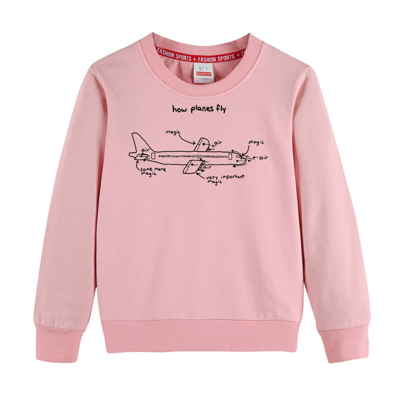 How Planes Fly Designed "CHILDREN" Sweatshirts