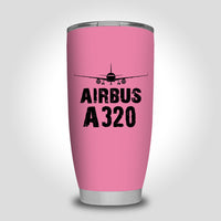 Thumbnail for Airbus A320 & Plane Designed Tumbler Travel Mugs