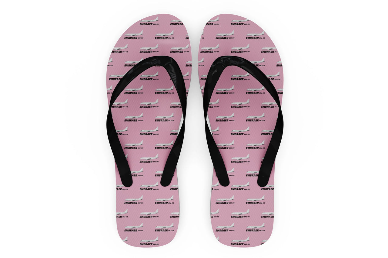 The Embraer ERJ-175 Designed Slippers (Flip Flops)