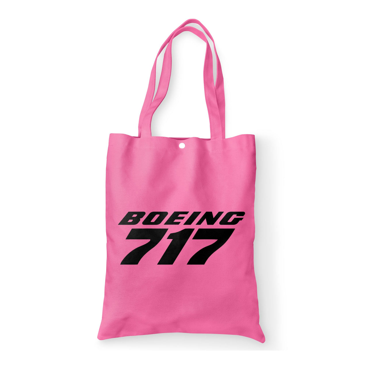 Boeing 717 & Text Designed Tote Bags