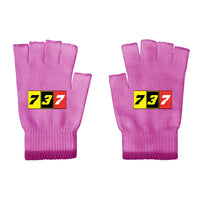 Thumbnail for Flat Colourful 737 Designed Cut Gloves