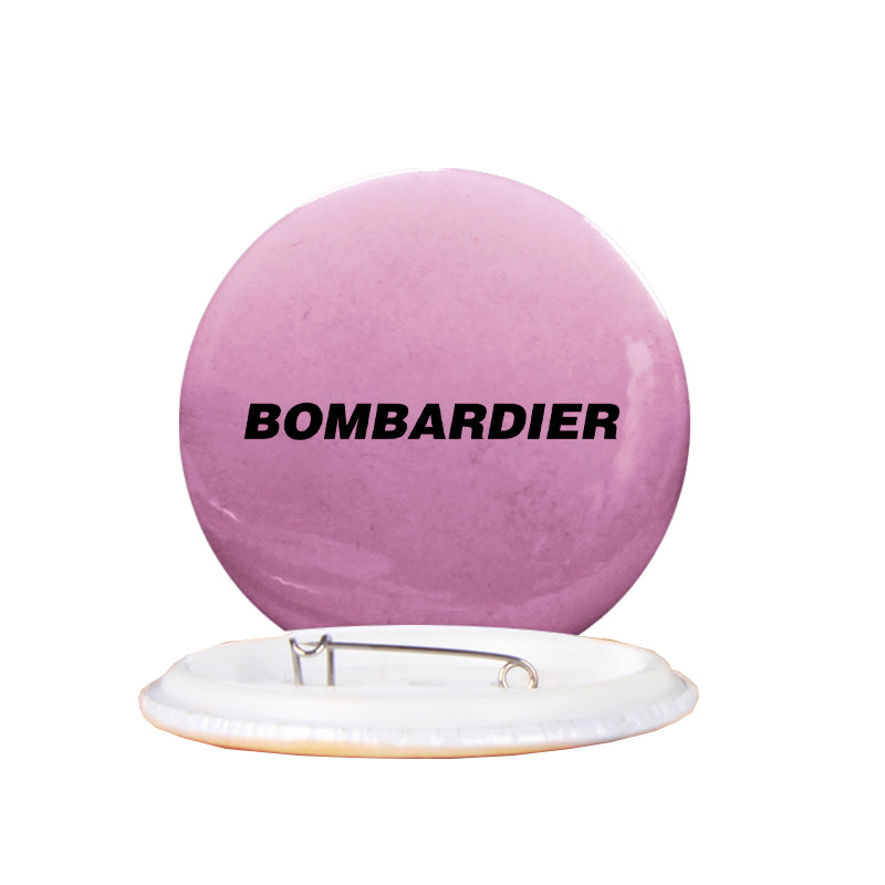 Bombardier & Text Designed Pins