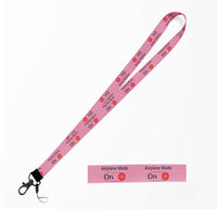 Thumbnail for Airplane Mode On Designed Lanyard & ID Holders