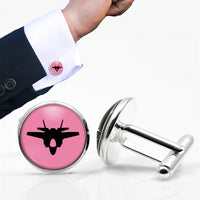 Thumbnail for Fighter Jet 35 Silhouette Designed Cuff Links