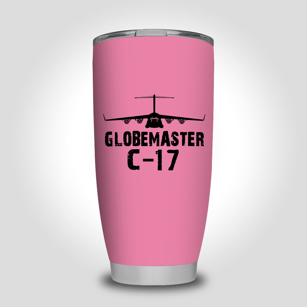 GlobeMaster C-17 & Plane Designed Tumbler Travel Mugs