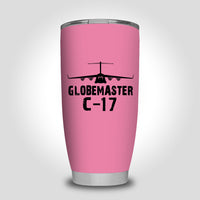 Thumbnail for GlobeMaster C-17 & Plane Designed Tumbler Travel Mugs