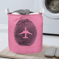 Thumbnail for Aviation Finger Print Designed Laundry Baskets