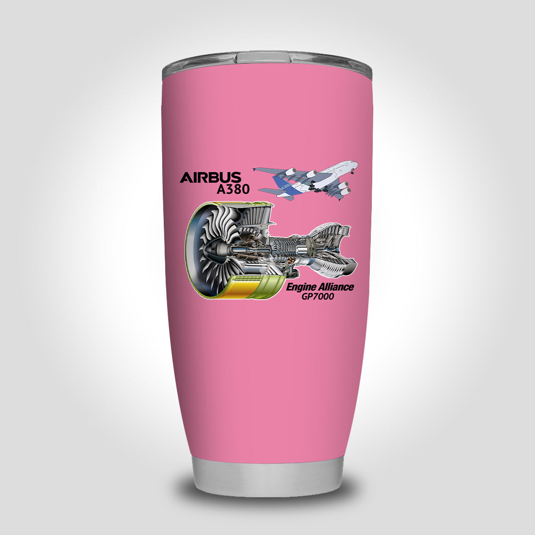 Airbus A380 & GP7000 Engine Designed Tumbler Travel Mugs