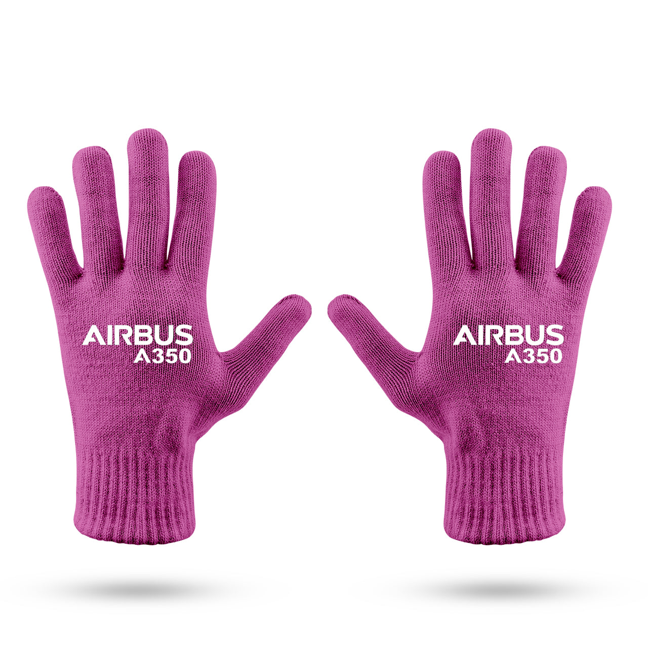 Airbus A350 & Text Designed Gloves