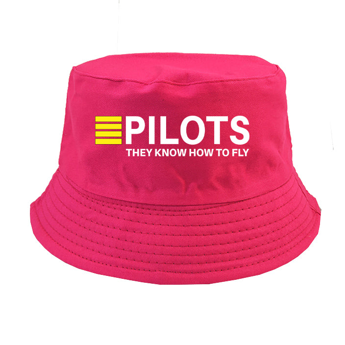 Pilots They Know How To Fly Designed Summer & Stylish Hats