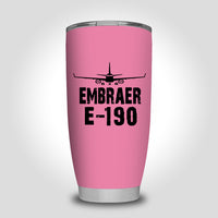 Thumbnail for Embraer E-190 & Plane Designed Tumbler Travel Mugs