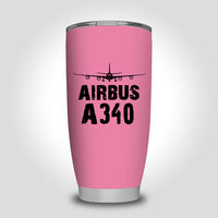 Thumbnail for Airbus A340 & Plane Designed Tumbler Travel Mugs