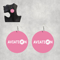 Thumbnail for Aviation Designed Wooden Drop Earrings