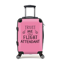 Thumbnail for Trust Me I'm a Flight Attendant Designed Cabin Size Luggages