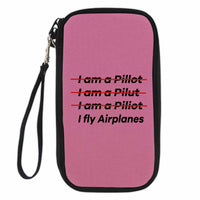 Thumbnail for I Fly Airplanes Designed Travel Cases & Wallets