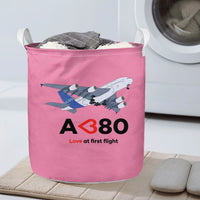 Thumbnail for Airbus A380 Love at first flight Designed Laundry Baskets