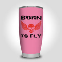 Thumbnail for Born To Fly SKELETON Designed Tumbler Travel Mugs