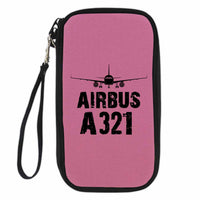 Thumbnail for Airbus A321 & Plane Designed Travel Cases & Wallets