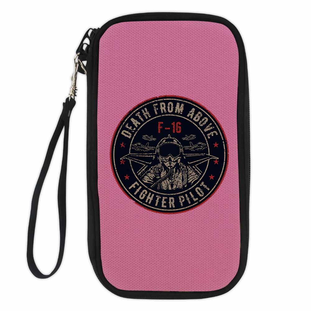 Fighting Falcon F16 - Death From Above Designed Travel Cases & Wallets