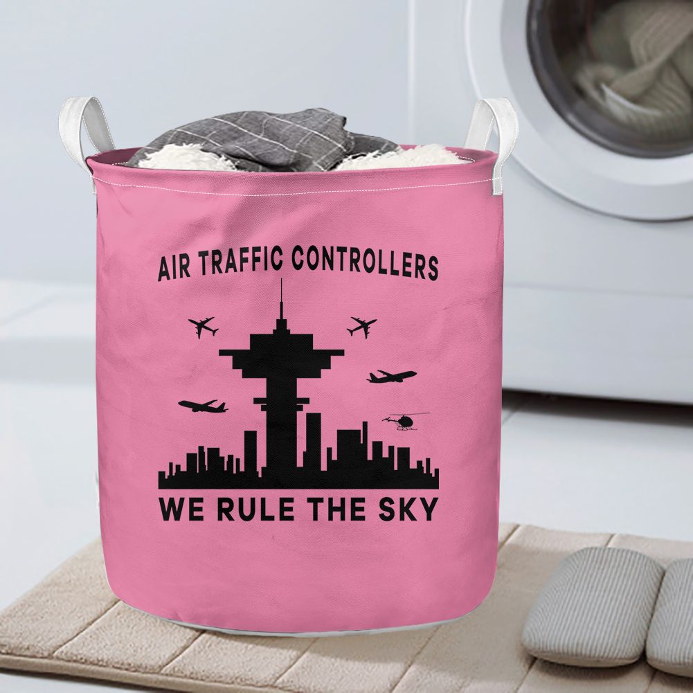 Air Traffic Controllers - We Rule The Sky Designed Laundry Baskets