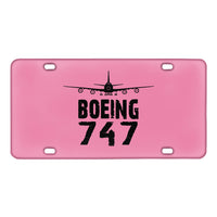 Thumbnail for Boeing 747 & Plane Designed Metal (License) Plates