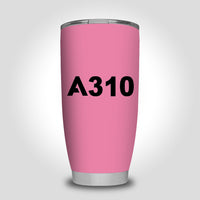 Thumbnail for A310 Flat Text Designed Tumbler Travel Mugs