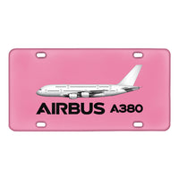 Thumbnail for The Airbus A380 Designed Metal (License) Plates