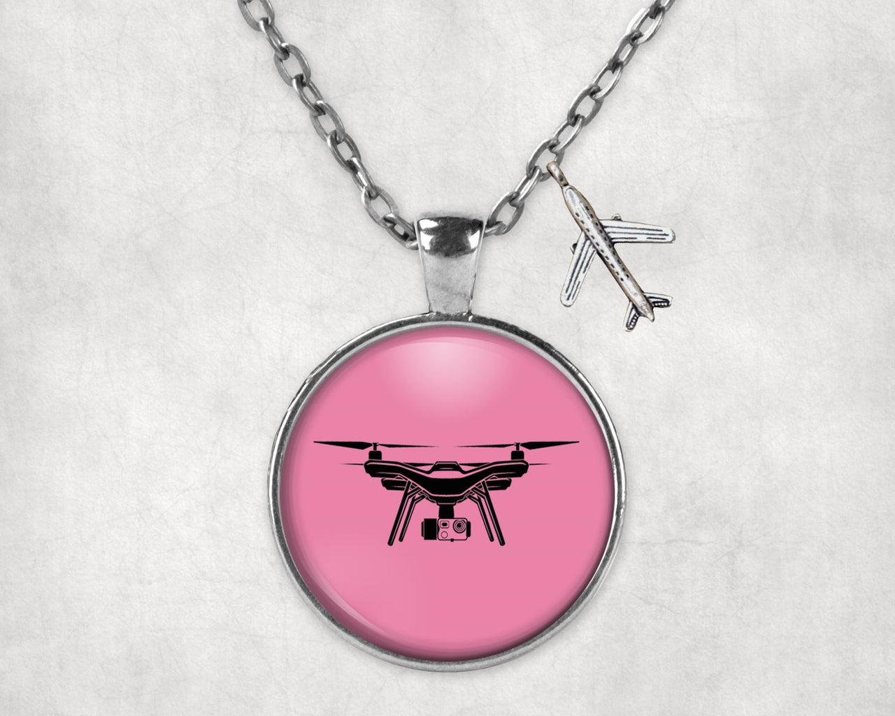 Drone Silhouette Designed Necklaces
