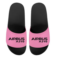 Thumbnail for Airbus A310 & Text Designed Sport Slippers