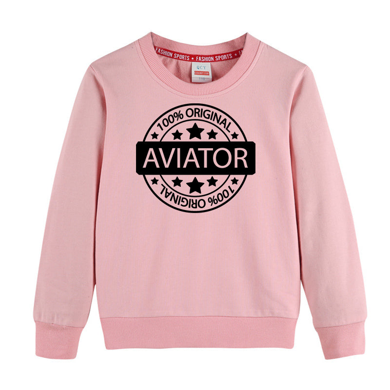 100 Original Aviator Designed "CHILDREN" Sweatshirts