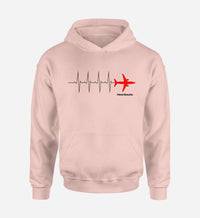 Thumbnail for Aviation Heartbeats Designed Hoodies