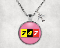 Thumbnail for Flat Colourful 747 Designed Necklaces