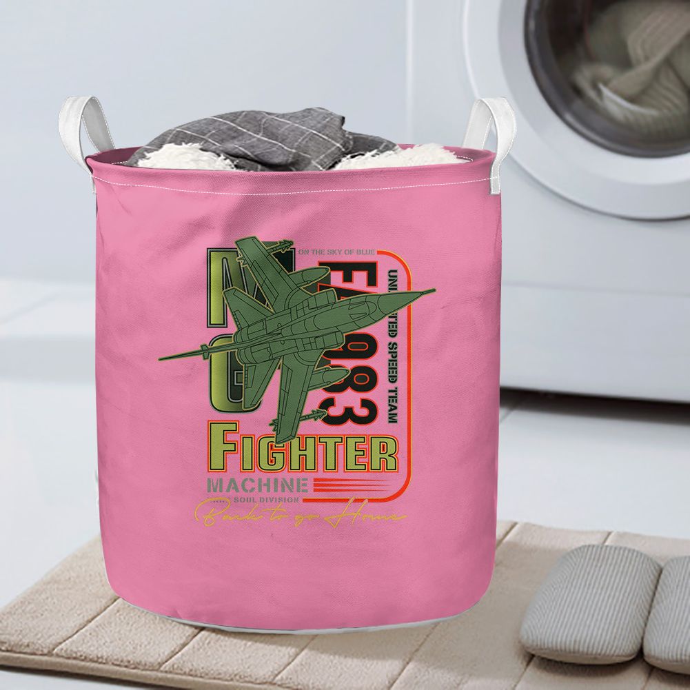 Fighter Machine Designed Laundry Baskets