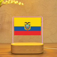 Thumbnail for Ecuador Flag Designed Night Lamp